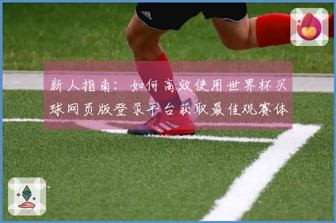 新人指南：如何高效使用世界杯买球网页版登录平台获取最佳观赛体验